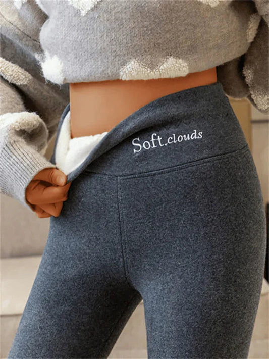 Anna - Varme og koselige fleecefôrede leggings med høy midje