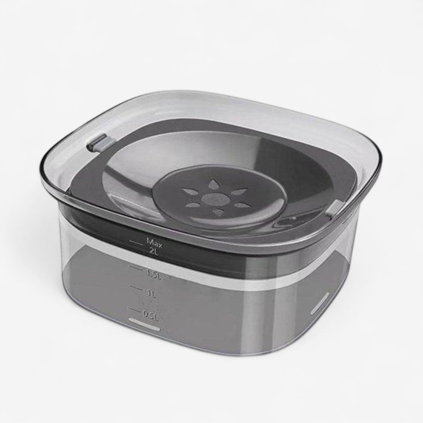 CleanPet – Vannskål til kjæledyr med lokk og avrundet design