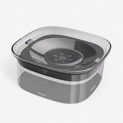 CleanPet – Vannskål til kjæledyr med lokk og avrundet design