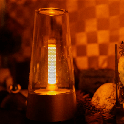 LumiAura - Romantisk LED-lampe i stearinlysstil som kan dimmes