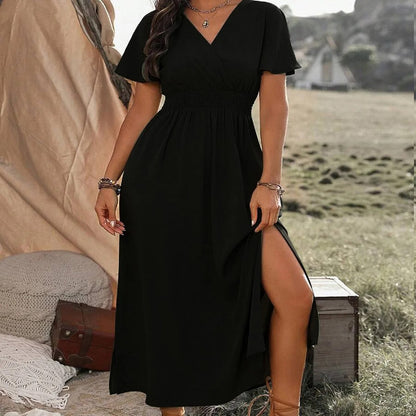 Elowen - Elegant Lang Kjole Med En Flatterende Silhuett