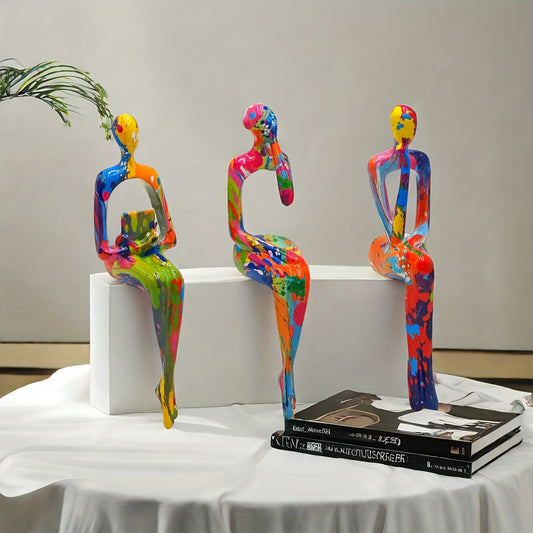 ArtForm – Abstrakt Kunstfigursett for Dristig Interiørdesign