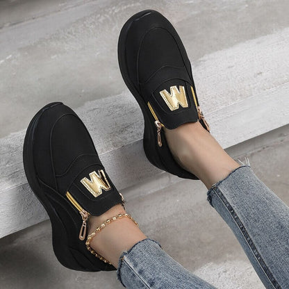 FitFlex - Komfortable joggesko med Justerbar velcrolukning