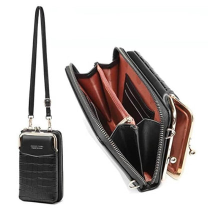 PhoneFlair - Stilig og multifunksjonell veske med krokodillemønster