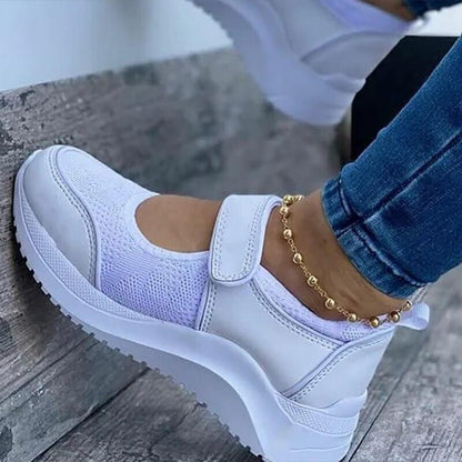 FitFlex - Komfortable joggesko med Justerbar velcrolukning