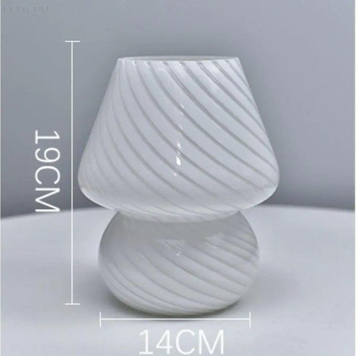 MushGlow - Moderne soppbordlampe med myk LED-atmosfære