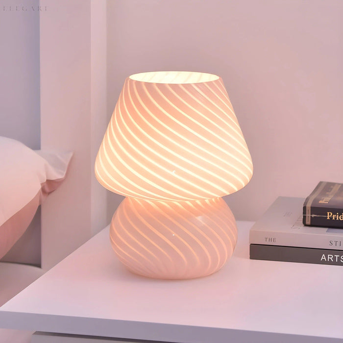 MushGlow - Moderne soppbordlampe med myk LED-atmosfære