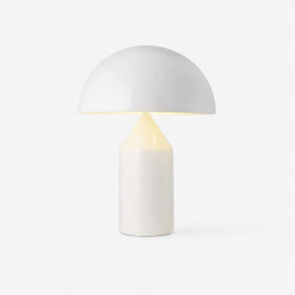 DomeGlow – Metallbordlampe med Geometrisk Dome Design