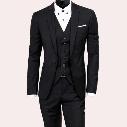 Edwin – Raffinert 3-delt Dress med Langermet Blazer