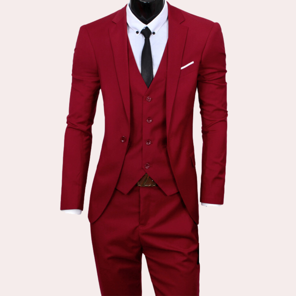 Edwin – Raffinert 3-delt Dress med Langermet Blazer