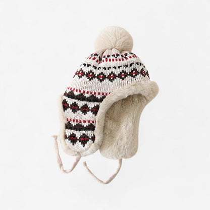 Celeste – Trapperlue med Øreklapper og Snøring