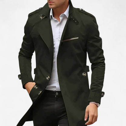 Pieter - Langermet jakke med knapplukking og brystlomme