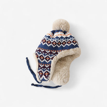 Celeste – Trapperlue med Øreklapper og Snøring