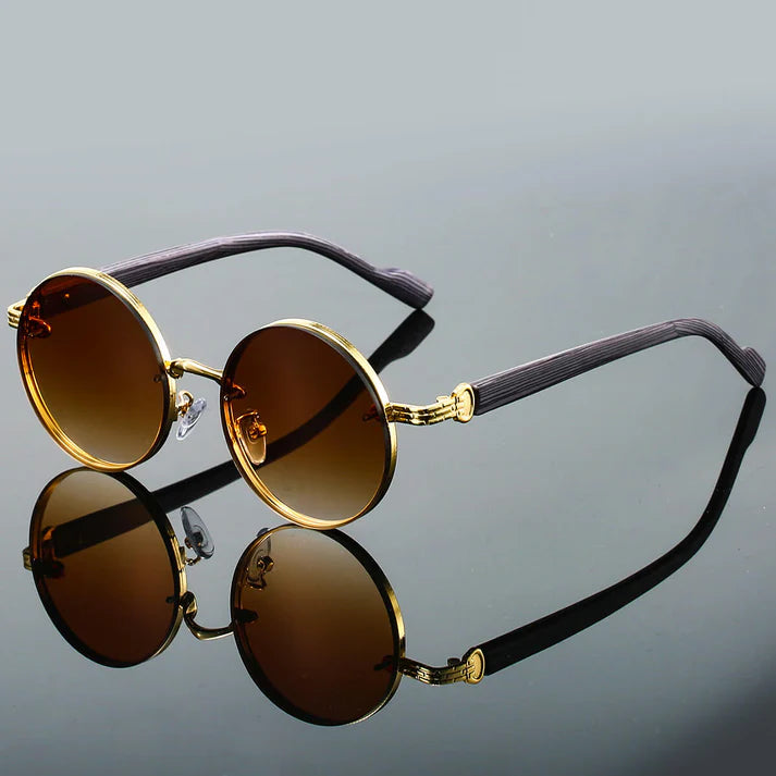 NostraLux - Retro inspirert solbriller med UV-beskyttelse og antireflekslinser
