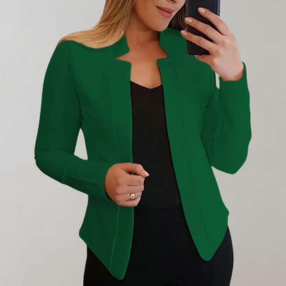 Selora – Moderne Blazer med åpen Front med Lange Ermer