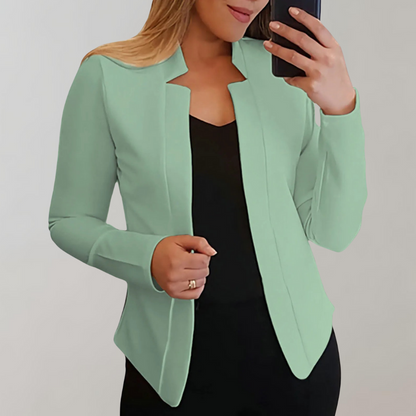 Selora – Moderne Blazer med åpen Front med Lange Ermer