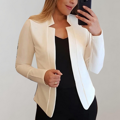Selora – Moderne Blazer med åpen Front med Lange Ermer