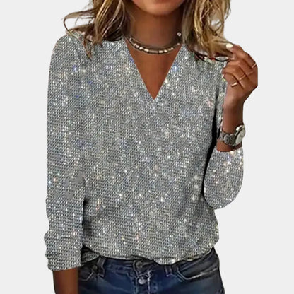 Linnea - Sparkling Glittertopp For Kvinner