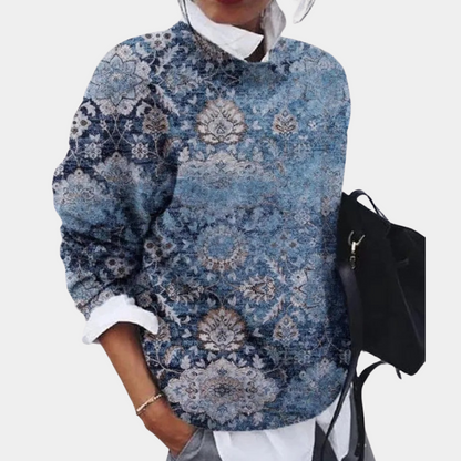 Sophia - Trendy genser med fargerik tekstur