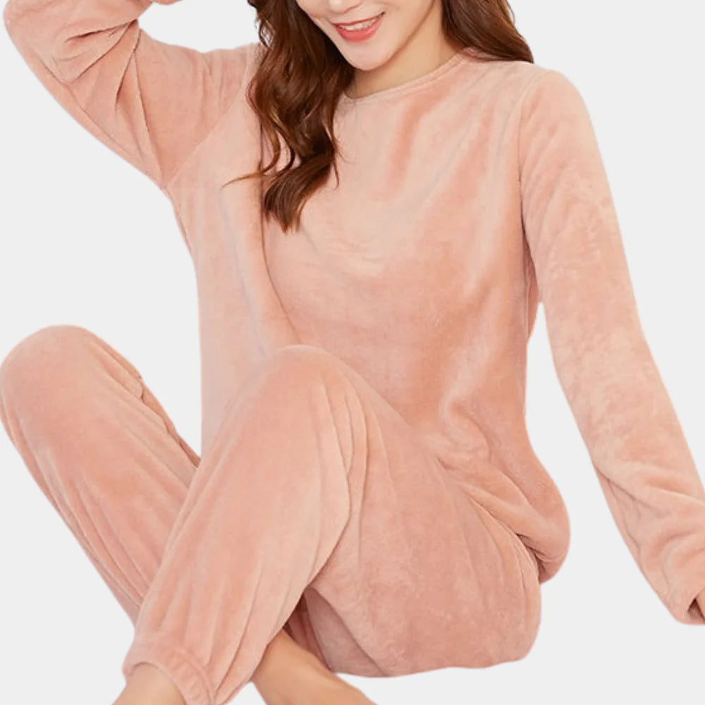 Ingrid - Pysjamasett For Koselige Netter Elegant Og Varm