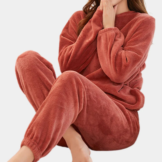 Ingrid - Pysjamasett For Koselige Netter Elegant Og Varm