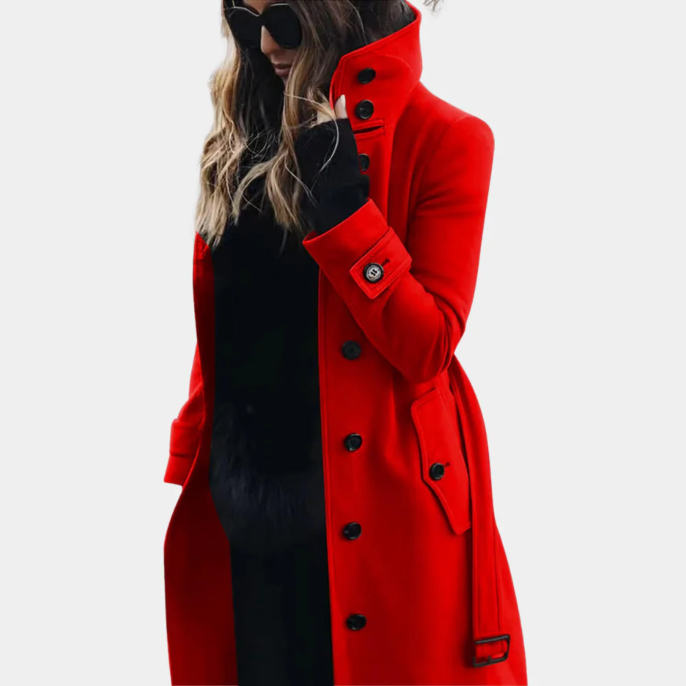 Astrid - Trenchcoat Med Tidløs Design, Uanstrengt Varm Og Elegant