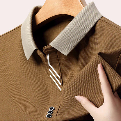 Herman - Langermet skjorte med klassisk hals for et gentleman look