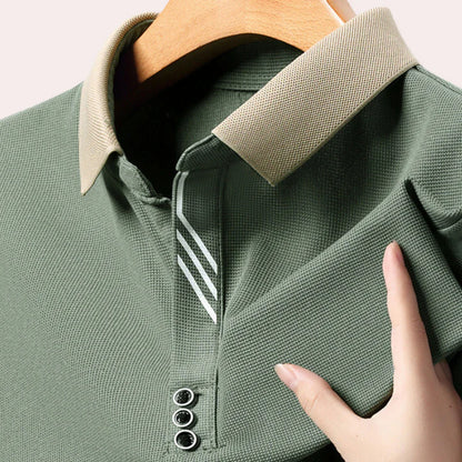 Herman - Langermet skjorte med klassisk hals for et gentleman look