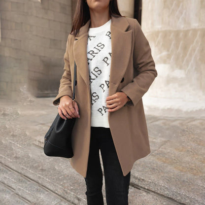 Solene - Chic kåpe med dobbeltspent design