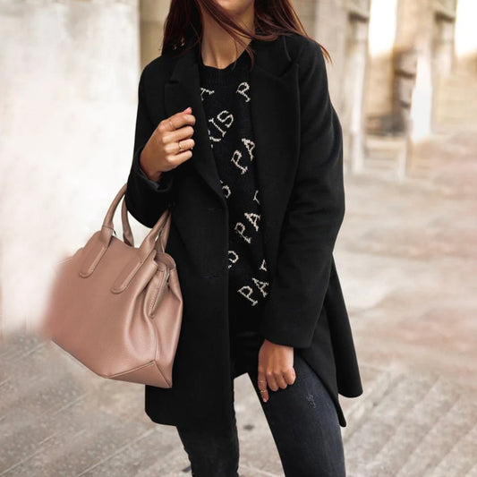 Solene - Chic kåpe med dobbeltspent design