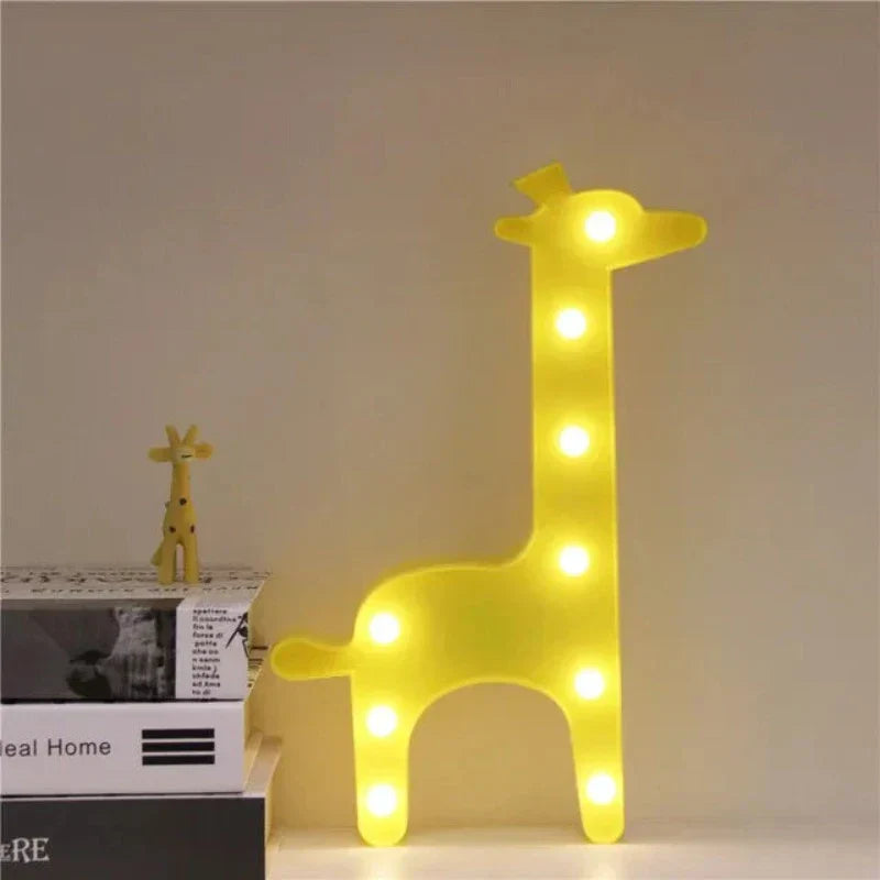 ZooLights - Sjarmerende bordlampe med dyr til barnerommet