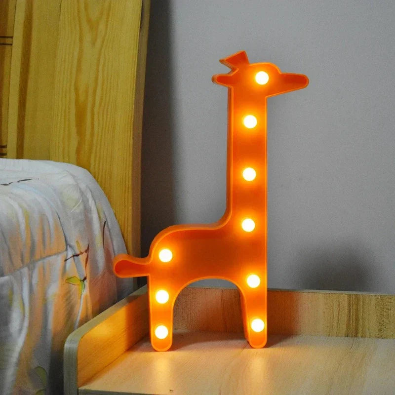 ZooLights - Sjarmerende bordlampe med dyr til barnerommet