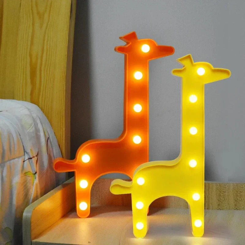 ZooLights - Sjarmerende bordlampe med dyr til barnerommet