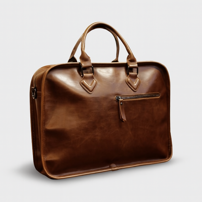 Anders – Stor håndveske med håndtak og glidelås