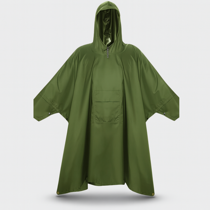 RainGuard – Vanntett hetteponcho med lange ermer