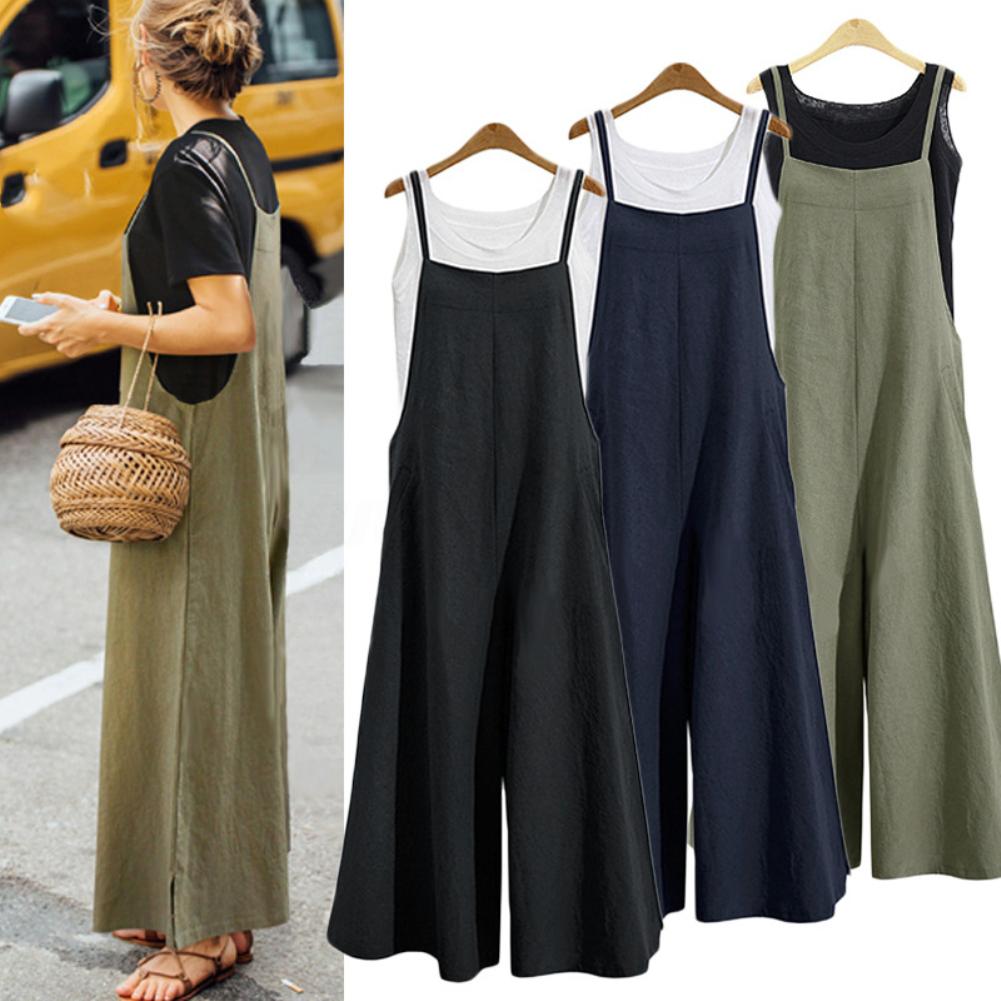 Fiona - Uformell jumpsuit med brede ben og elegant garndesign for en elegant bylook