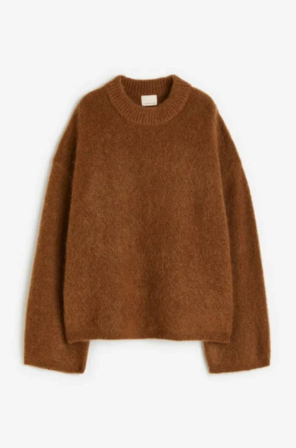 Sophia - Genser i avslappet passform med vide ermer og rund hals