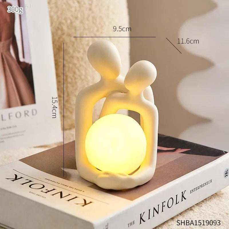 RomanceGlow - Elegant statue lampe for stemningsbelysning