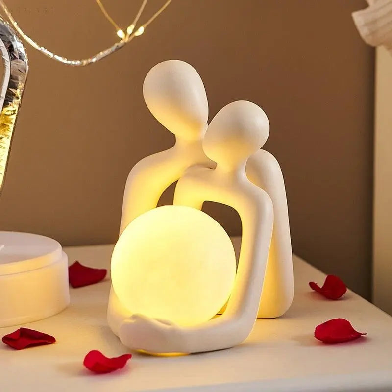 RomanceGlow - Elegant statue lampe for stemningsbelysning