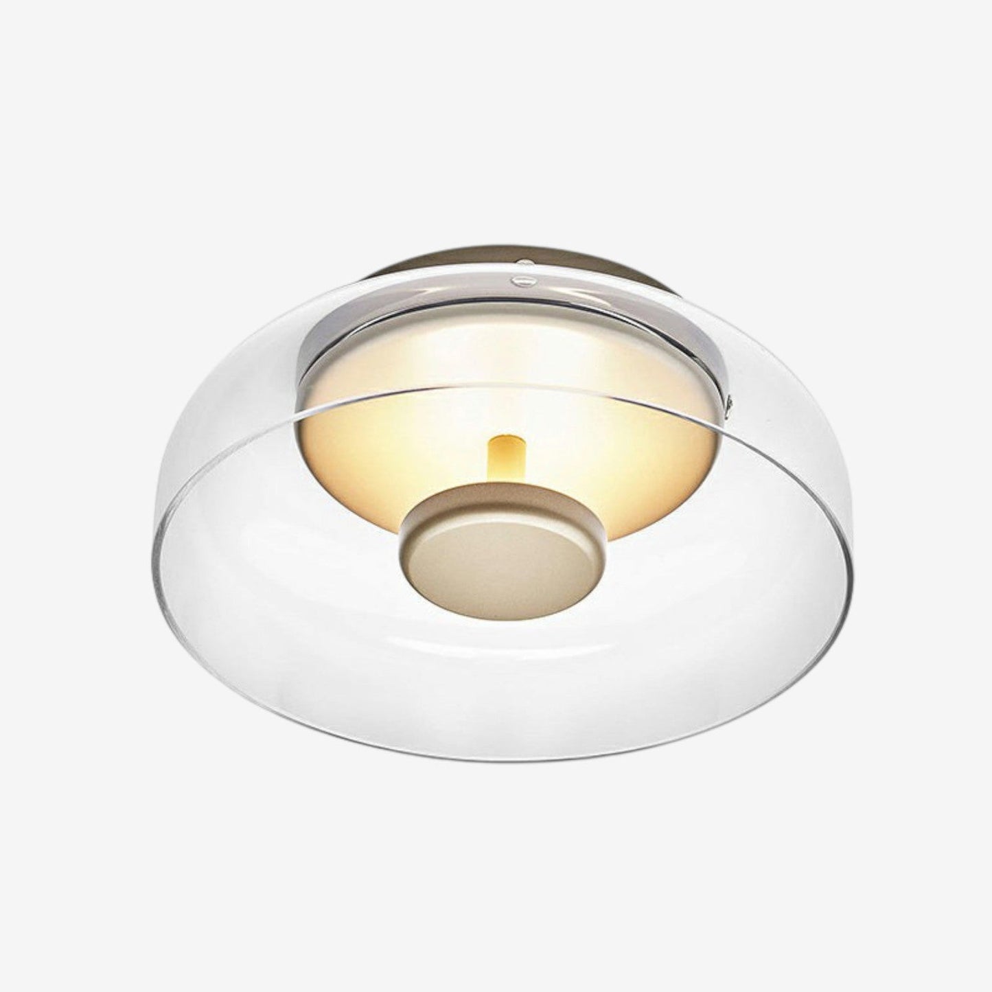 GlassGlow – Glass Taklampe med Integrert LED