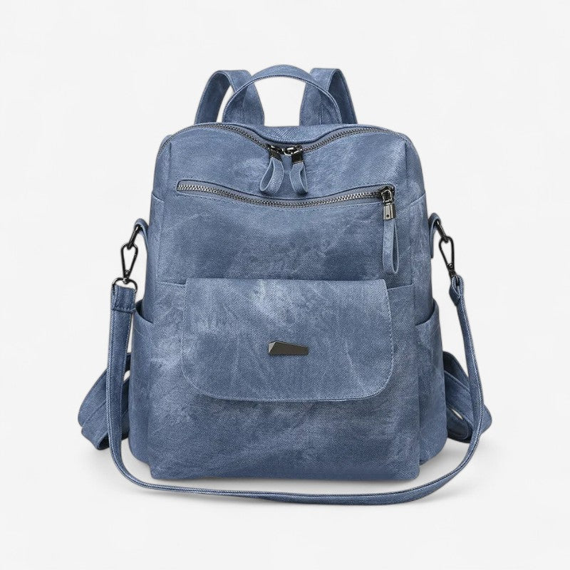 NovaPack – Ryggsekk med Flere Glidelåslommer og Justerbare Stropper