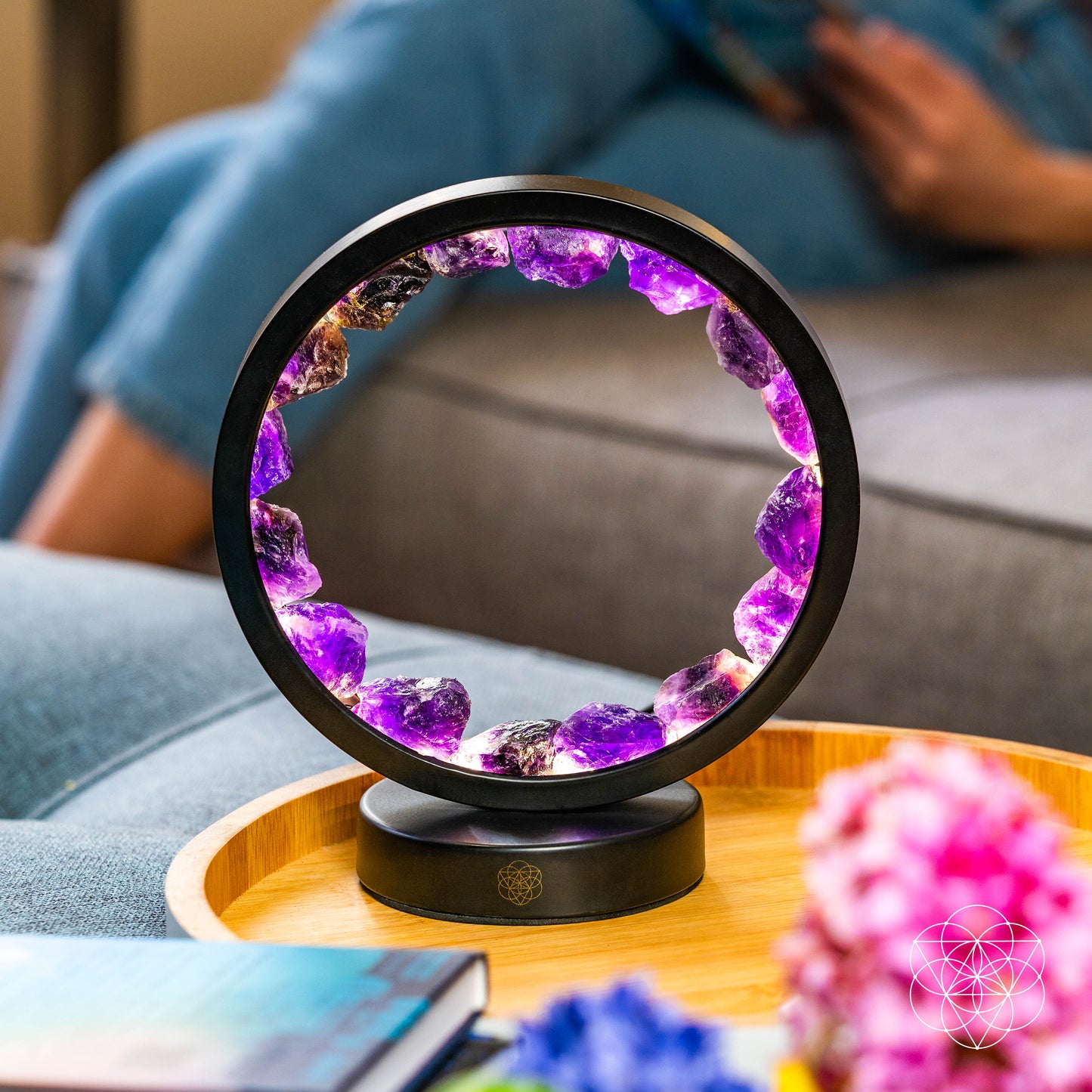 LumaAura – Multimodus Halo Lampe med 30 Justerbare Lys