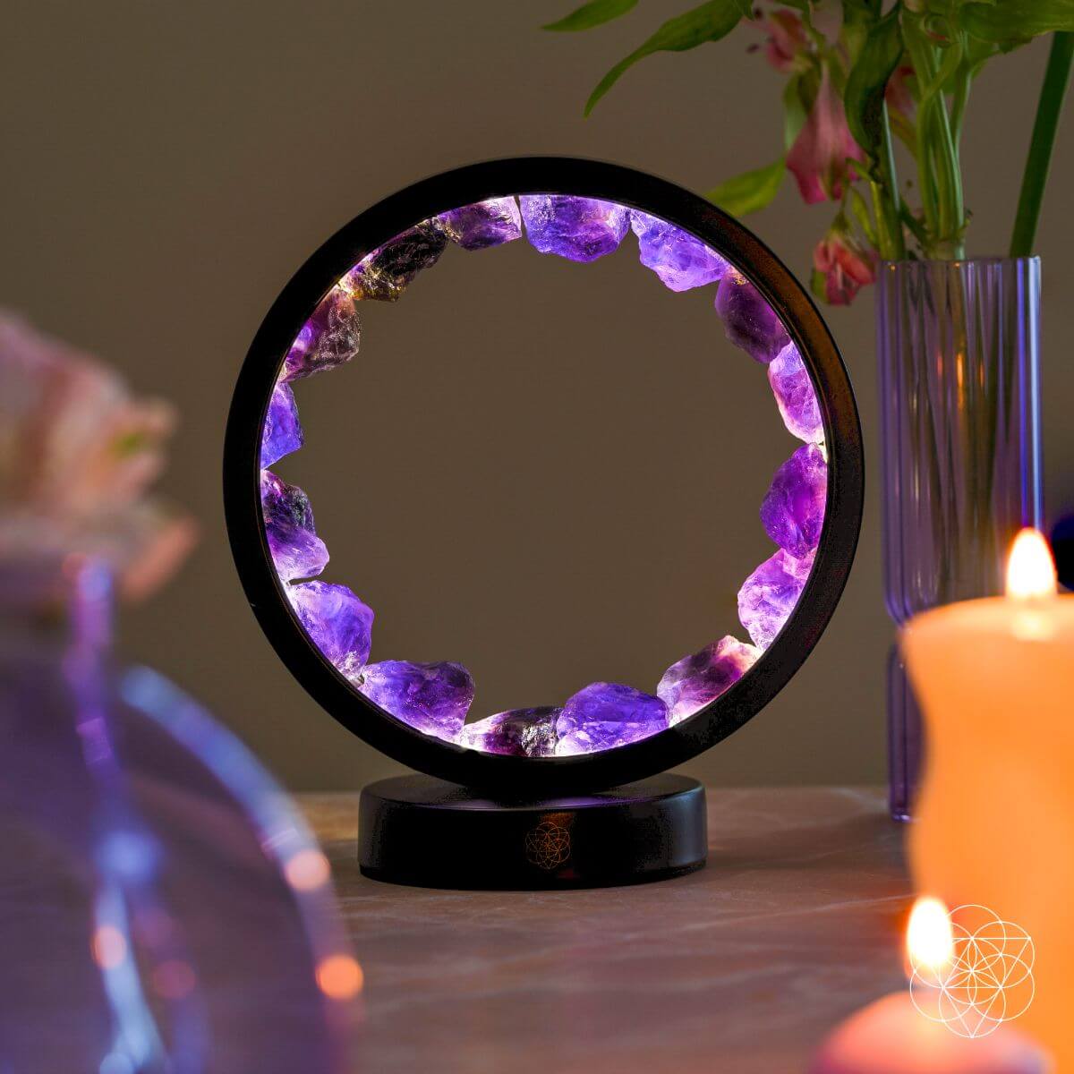 LumaAura – Multimodus Halo Lampe med 30 Justerbare Lys
