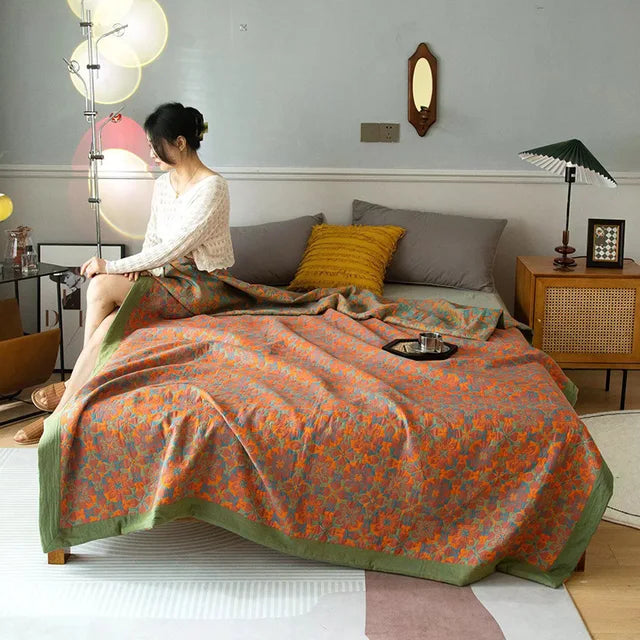 LuxeCuddle - koselig og elegant teppe for varme og stilfull komfort