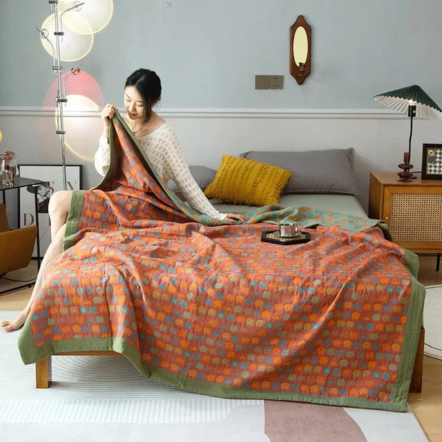 LuxeCuddle - koselig og elegant teppe for varme og stilfull komfort