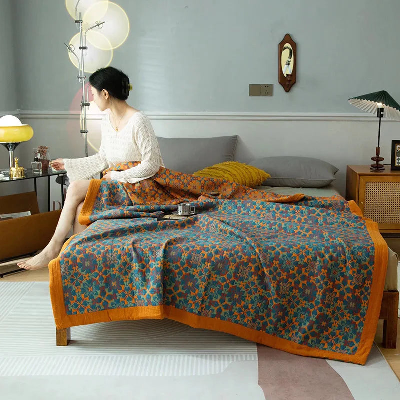 LuxeCuddle - koselig og elegant teppe for varme og stilfull komfort
