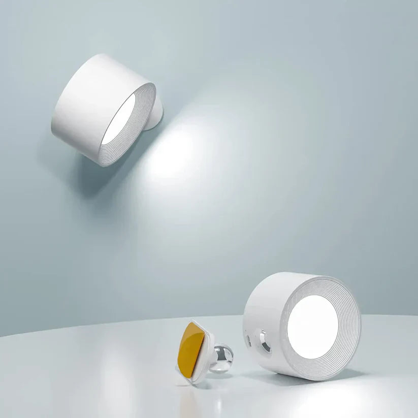 LumaFlex - Trådløs vegglampe med 360° rotasjon