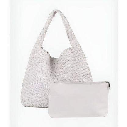 Laura - Stilig håndvevd skulderveske med romslig design