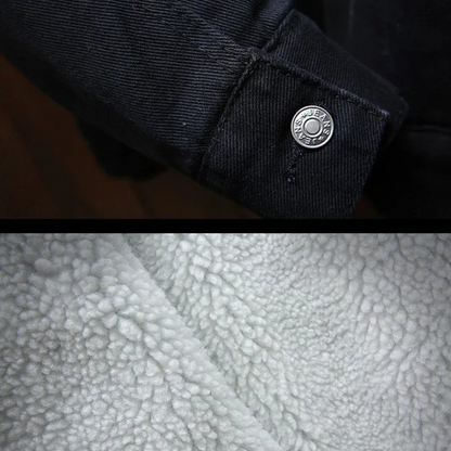 Vince - Klassisk jakke med knapper med skjærkrage