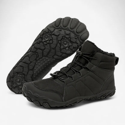 StepEase – Barfotstøvler med flat såle og rund tå